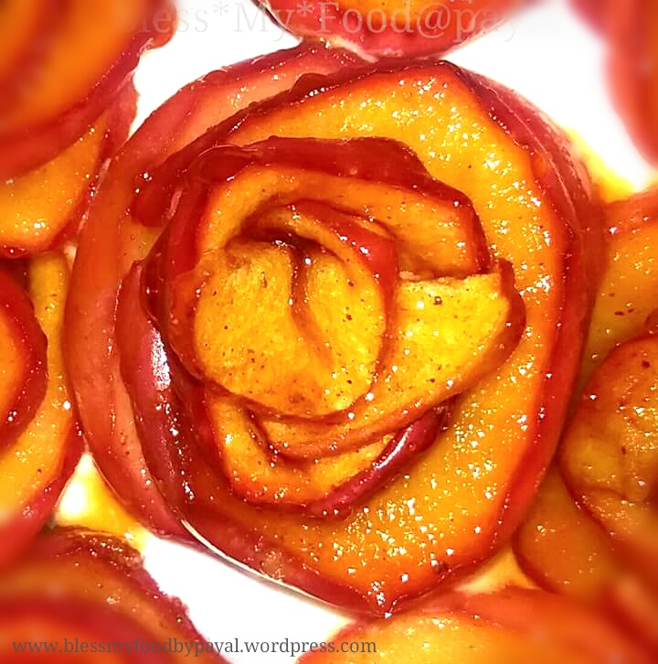 apple roses basket