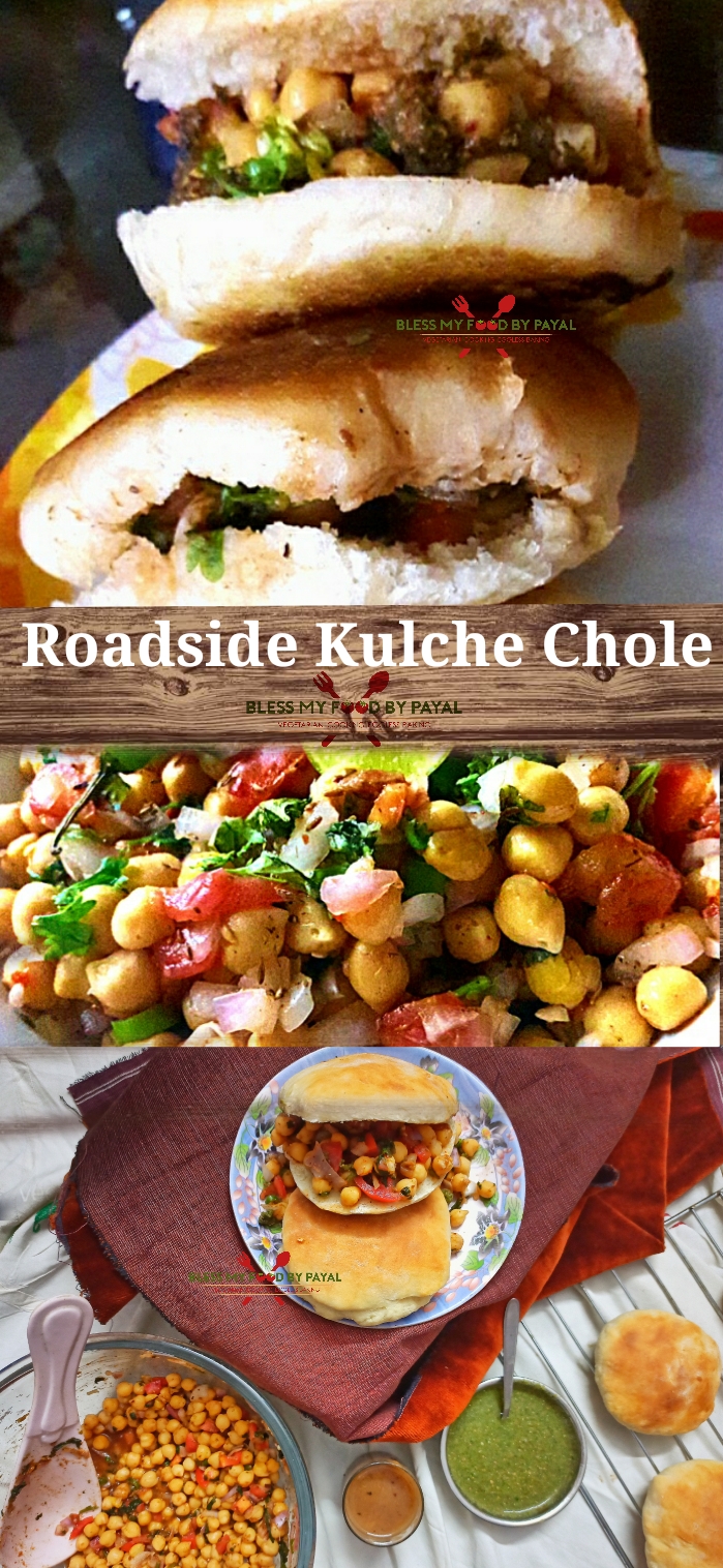 roadside kulche chole recipe