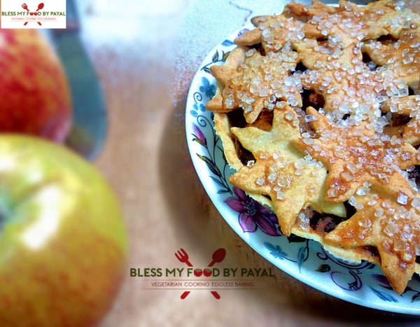 Apple pie recipe eggless