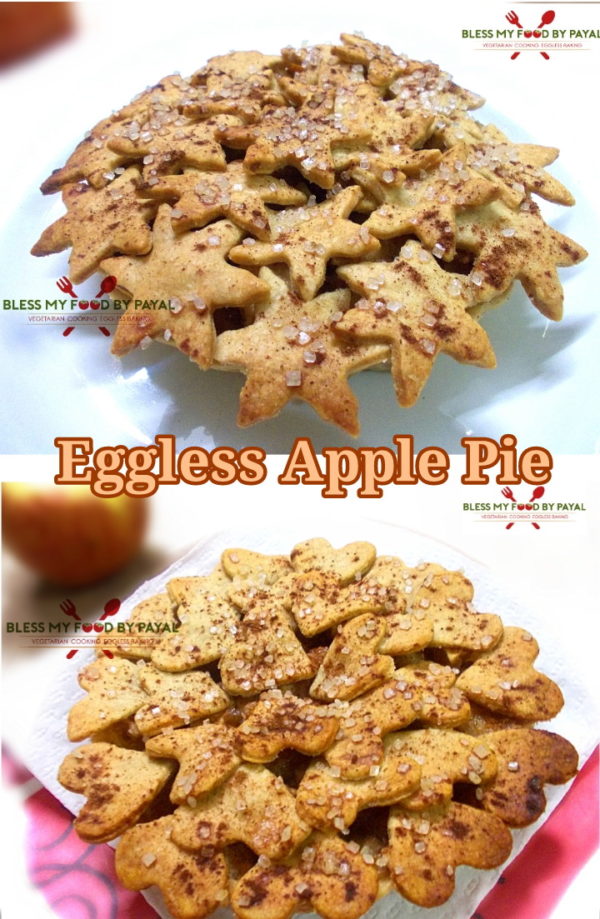 Apple pie recipe eggless