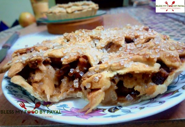Apple pie recipe eggless