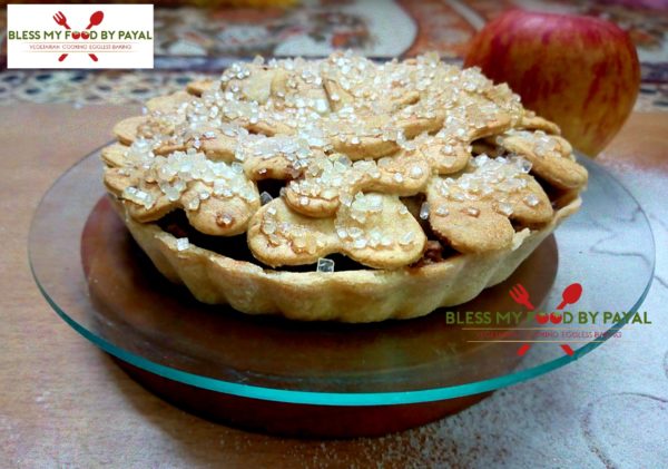 Apple pie recipe eggless