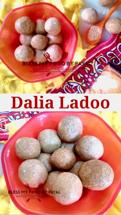 Dalai Ladoo | Broken Wheat Ladoo