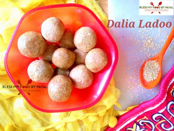 Dalai Ladoo | Broken Wheat Ladoo