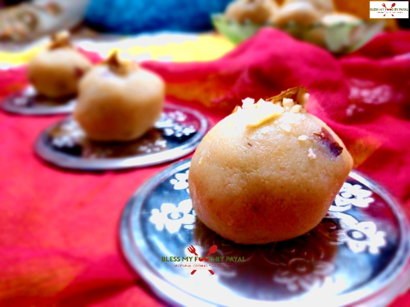 atta ladoo from leftover ghee residue