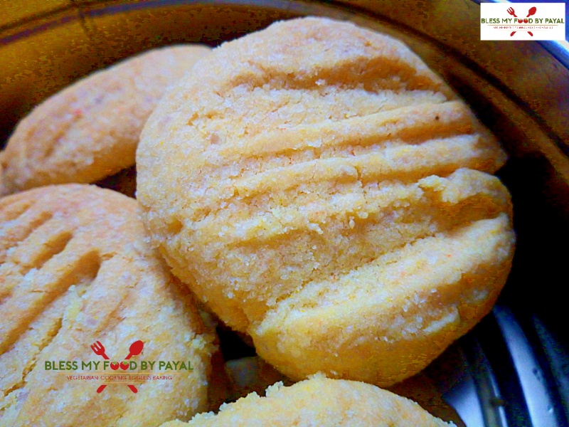 eggless custard cookies