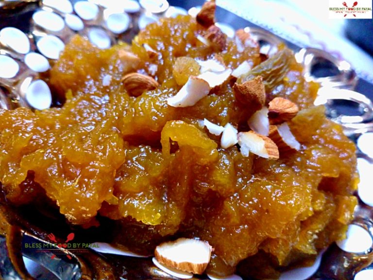 Kaddu Ka Halwa Pumpkin Halwa Recipe Bless My Food By Payal