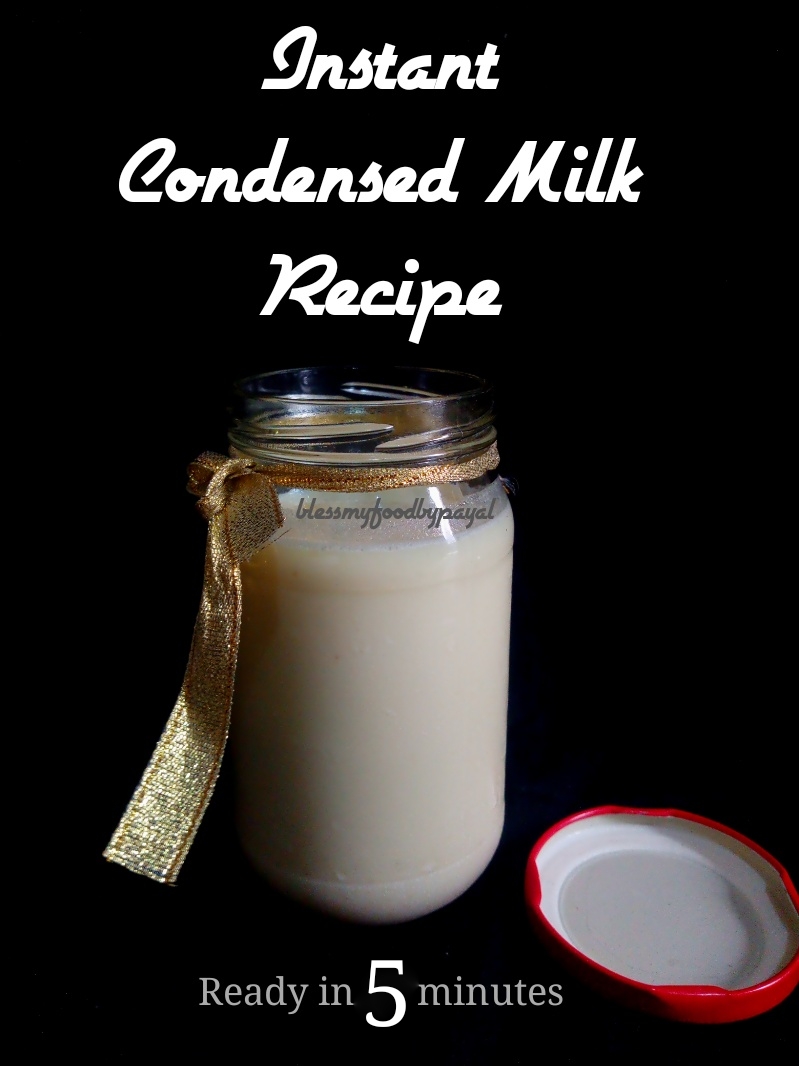 Instant condensed milk recipe
