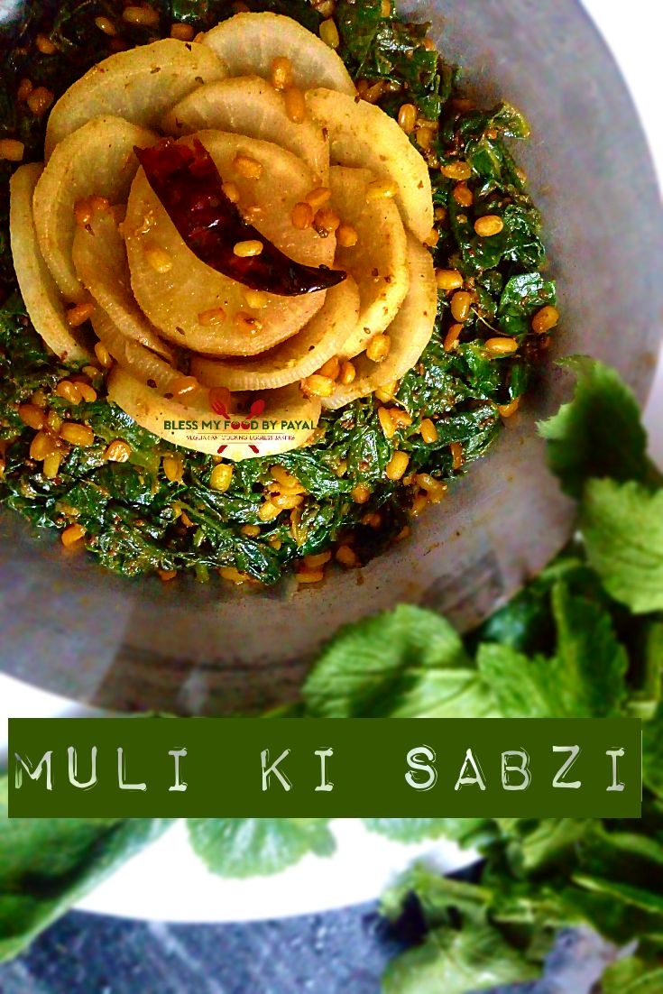 Muli ki sabzi recipe | how to make mooli ki bhurji | indian vegan ...