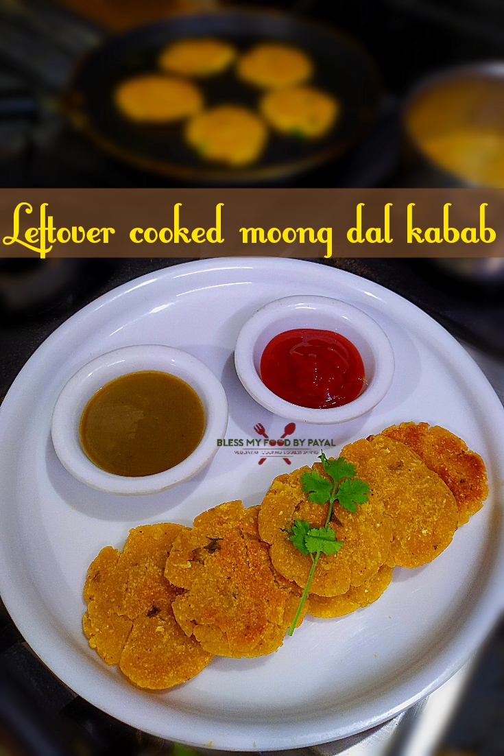 Leftover cooked moong dal kabab | suji kebab with leftover moong dal | makki Ka atta aur moong dal kabab