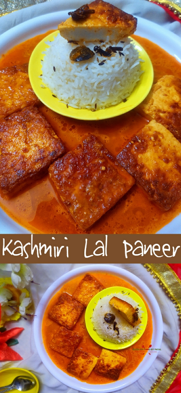 Kashmiri Lal Paneer recipe | kashmiri paneer chaman recipe | how to make lal paneer kashmiri style