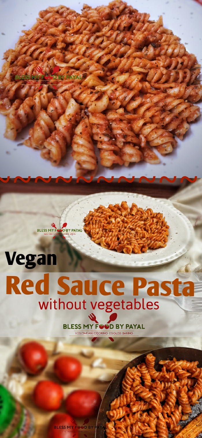 how to make red sauce pasta without vegetables
