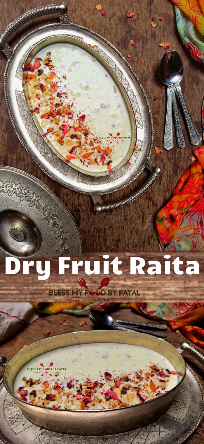 Dry fruit raita recipe | dry fruits raita | how to make dry fruit raita