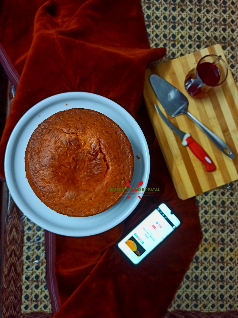 Eggless roohafza cake recipe | rose flavoured sponge cake | how to make eggless cake with ruhafza syrup