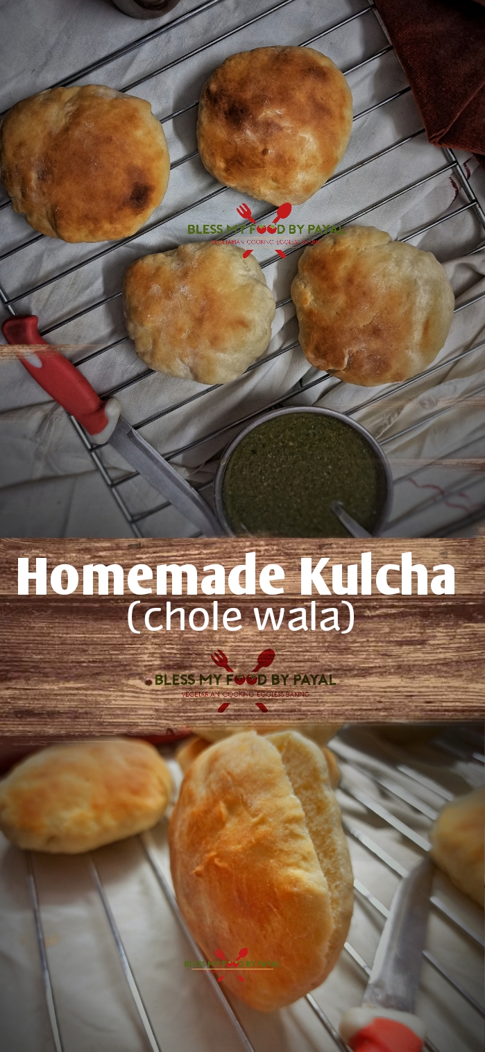 Kulcha (chole wala) recipe | pocket kulcha recipe | street food bakery kulcha recipe