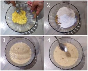 banana paniyaram with rice flour