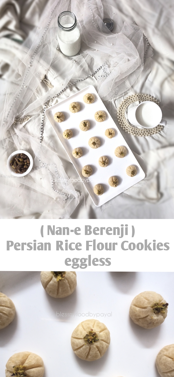 Iranian rice cookies (Nan-e berenji)