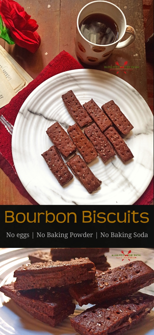 Eggless Bourbon biscuits recipe