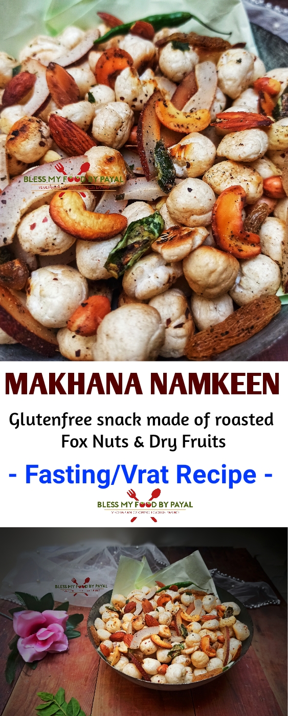 Makhana namkeen recipe (for vrat)
