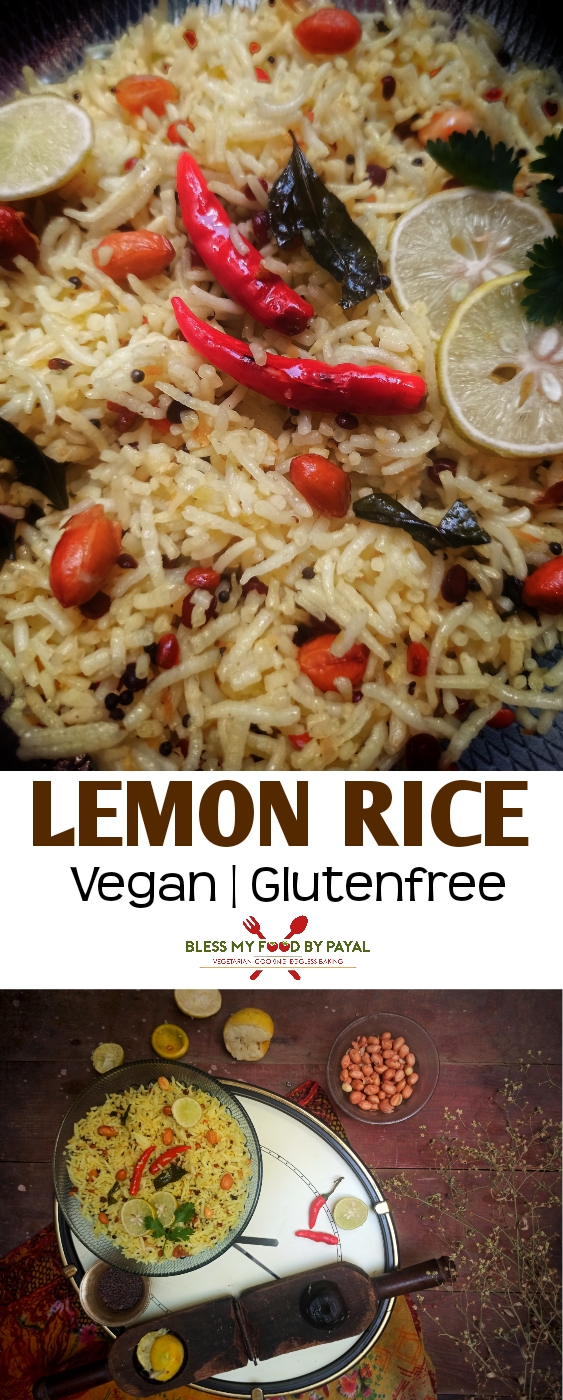 Vegan lemon rice 