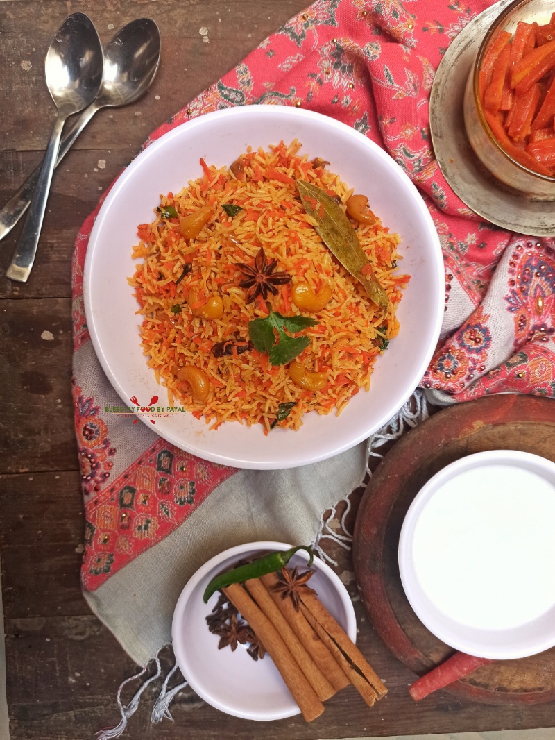 Carrot rice recipe