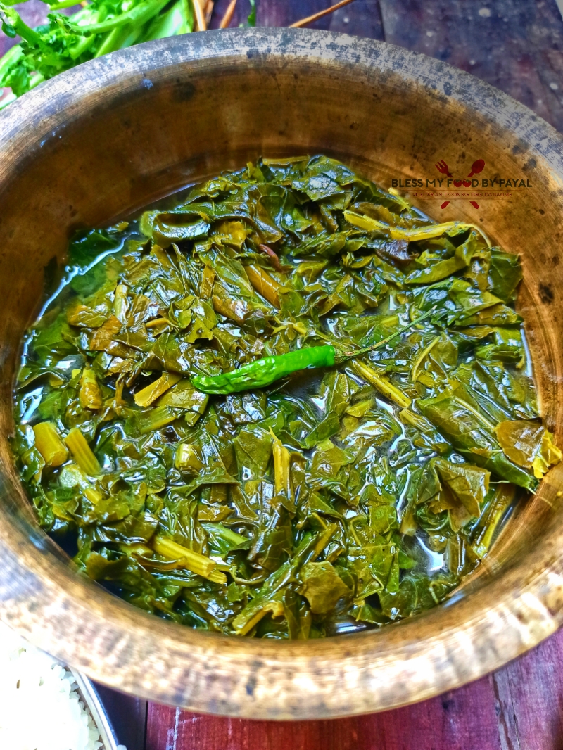 Authentic Kashmiri Haak saag recipe