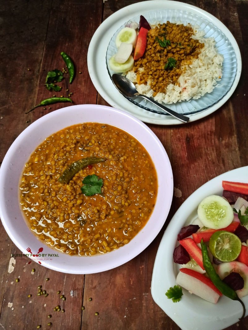 Green moong dal recipe without tomato