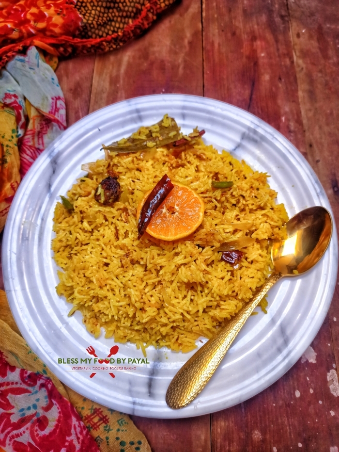 orange flavoured rice recipe