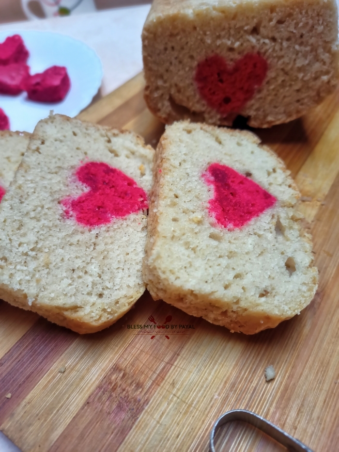 Hidden heart cake (vegan)