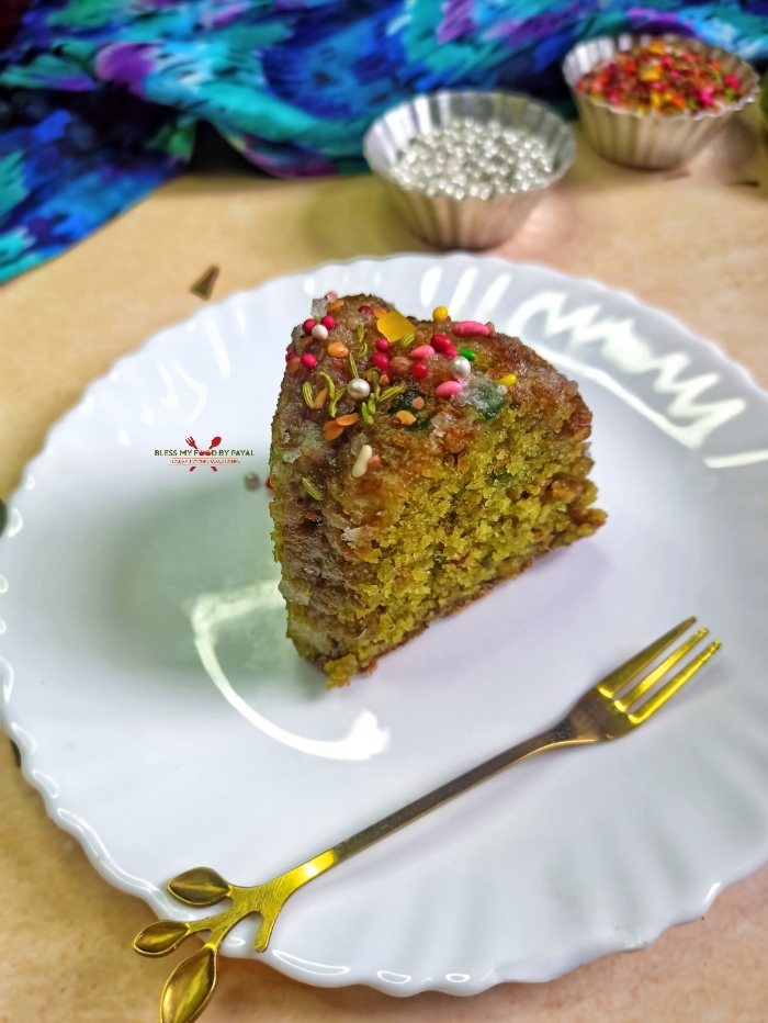 Eggless Meetha Paan Cake recipe