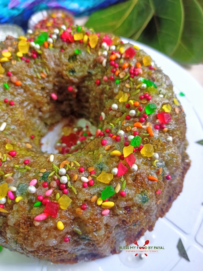 Eggless Meetha Paan Cake recipe