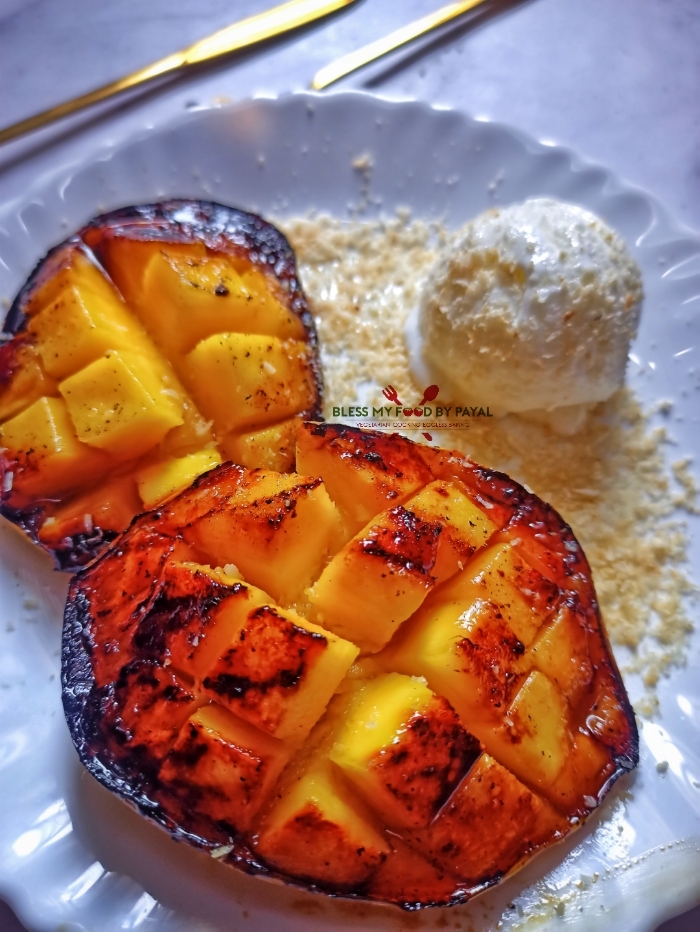 Grilled Mango (2 Recipes - Savory & Sweet)