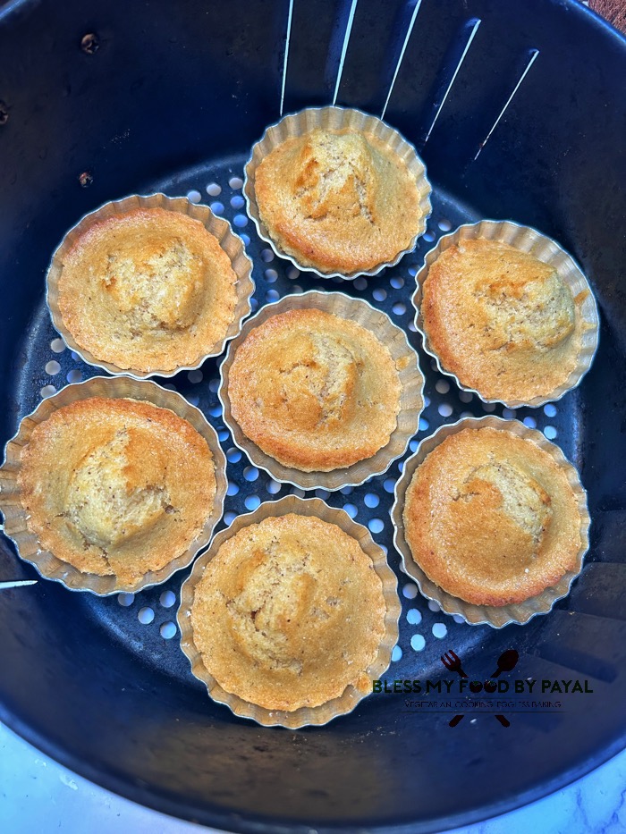 Air Fryer Vegan Coconut Muffins with Coconut milk | Best air fryer vegan coconut cake