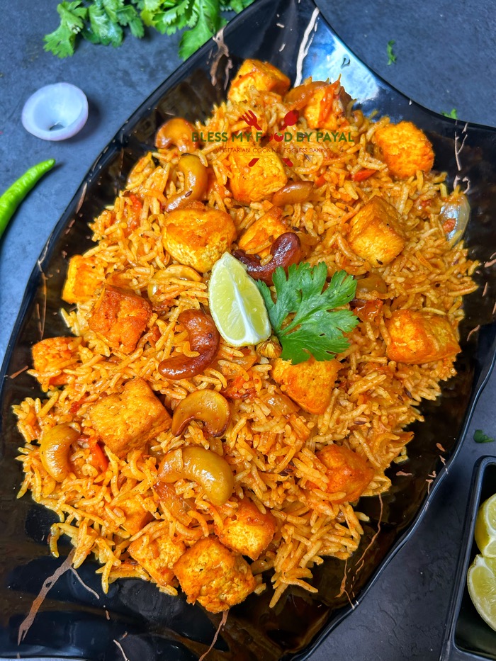 Vegan Tofu Pulao Recipe