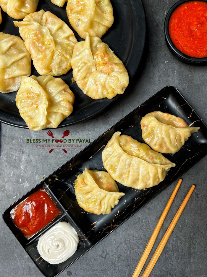 Momos recipe without maida | momos chutney recipe