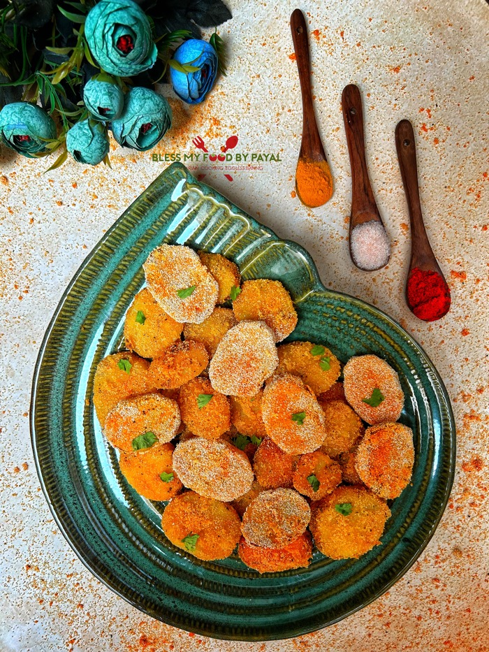 Batata Phodi recipe | Potato rava fry in air fryer