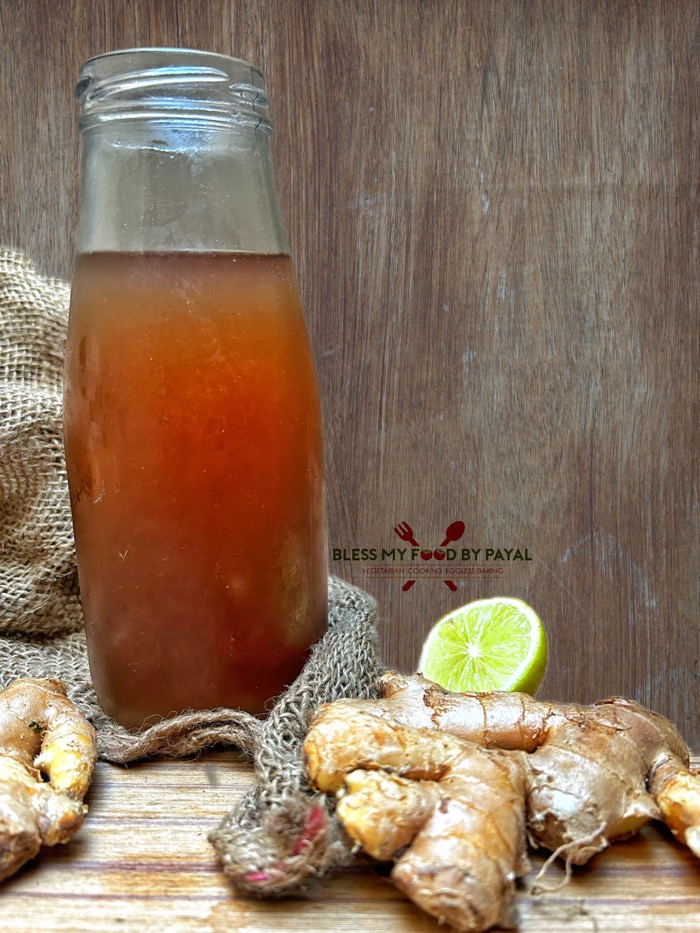 Homemade Ginger Ale Syrup & Ginger Ale Mocktail