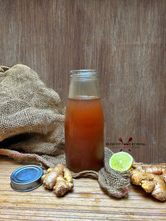 Homemade Ginger Ale Syrup & Ginger Ale Mocktail