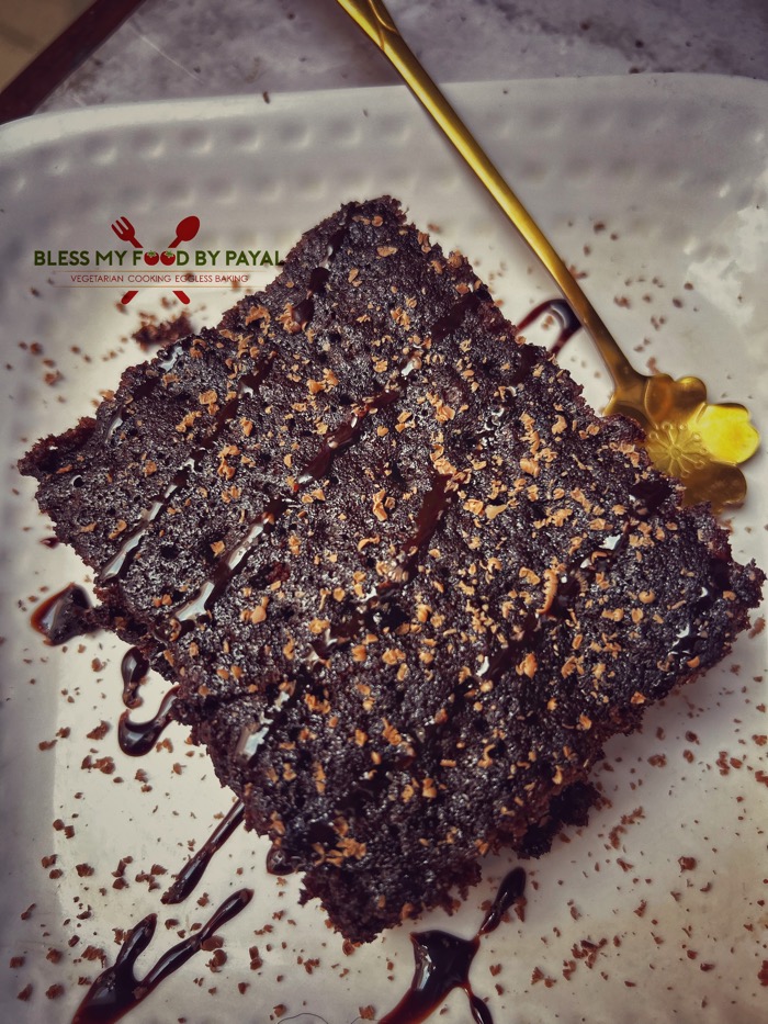 Eggless Chocolate Dump Cake Recipe