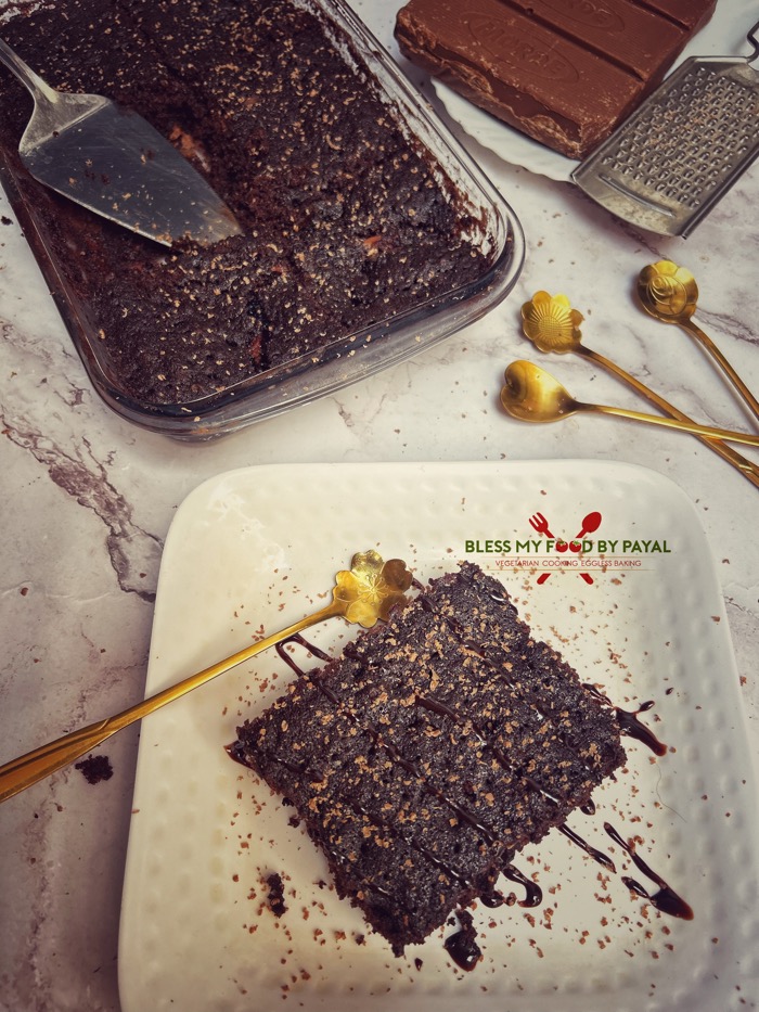 Eggless Chocolate Dump Cake Recipe