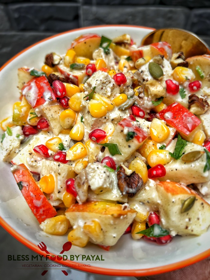 Sweet corn and apple salad recipe 