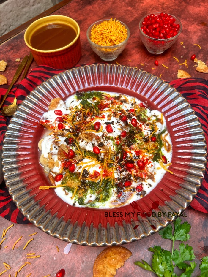 Air Fryer Dahi Bhalla Chaat recipe | Dahi vada recipe without oil