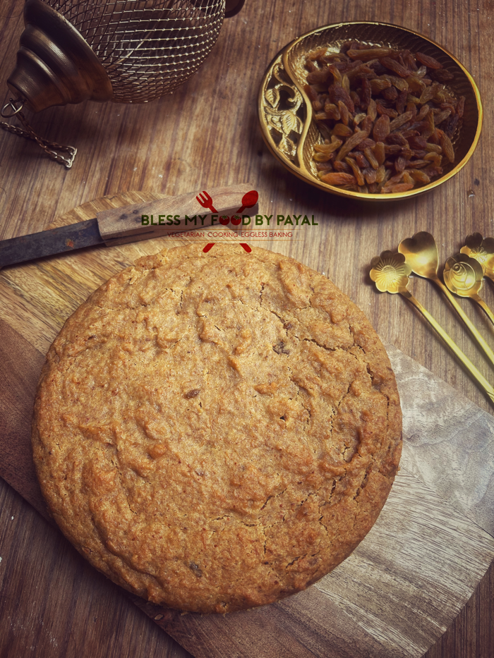 Sugar Free Vegan Raisins Cake Recipe