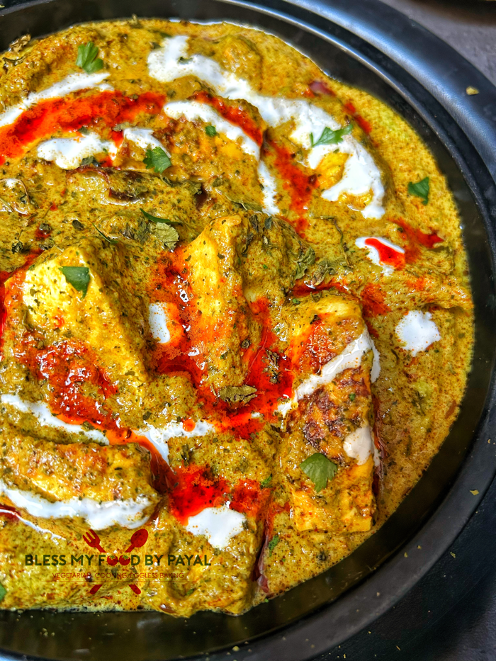 Authentic Hyderabadi Paneer Curry