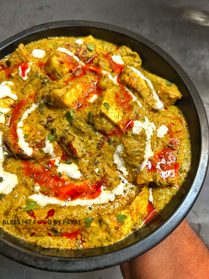 Authentic Hyderabadi Paneer Curry