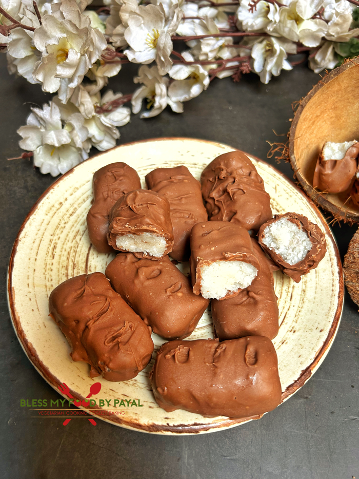 Easy Homemade Vegan Bounty Bars