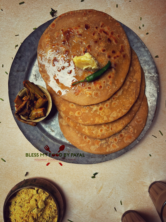 Besan Stuffed Paratha