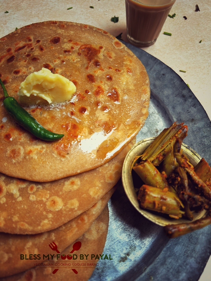 Besan Stuffed Paratha