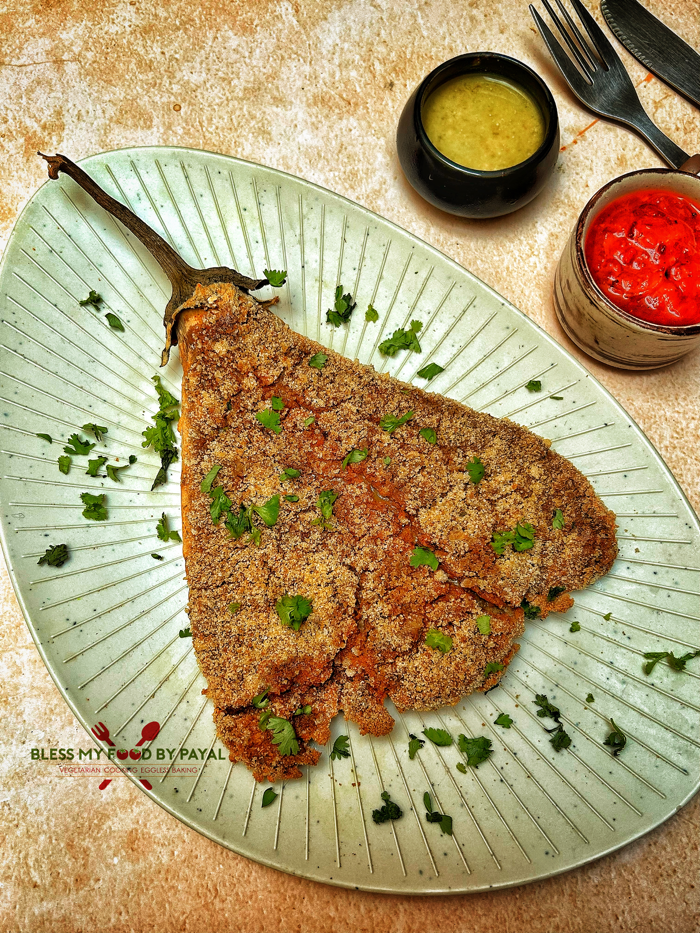 Crispy Vegan Eggplant Schnitzel