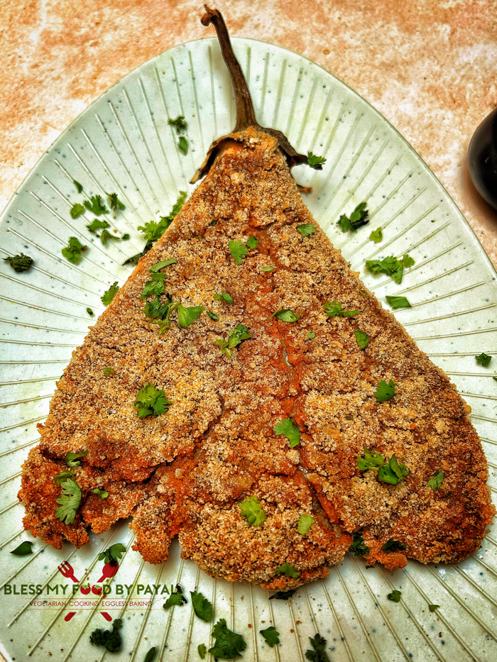 Crispy Vegan Eggplant Schnitzel